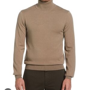 Perry Ellis Men's Brown Turtleneck Sweater